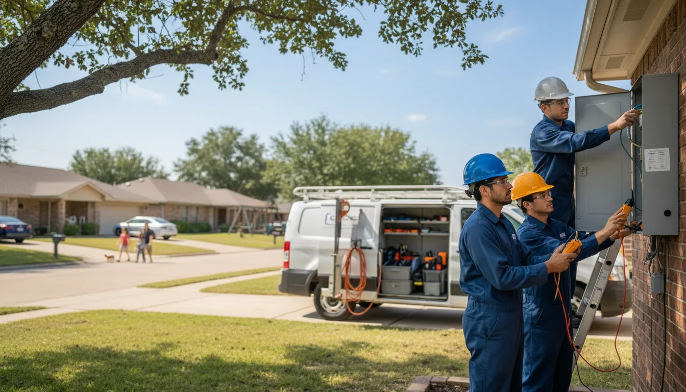 Certified electrician providing emergency electrical services in Tishomingo, MS
